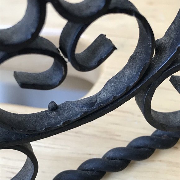 Cast Iron Ornate Rustic Primitive Tissue Box Napkin Holder Cover Farmhouse Decor - Picture 11 of 11